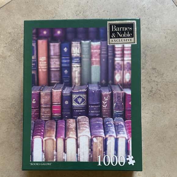 Barnes & Noble Other - Barnes & Noble Books Galore 1000 Piece Puzzle
